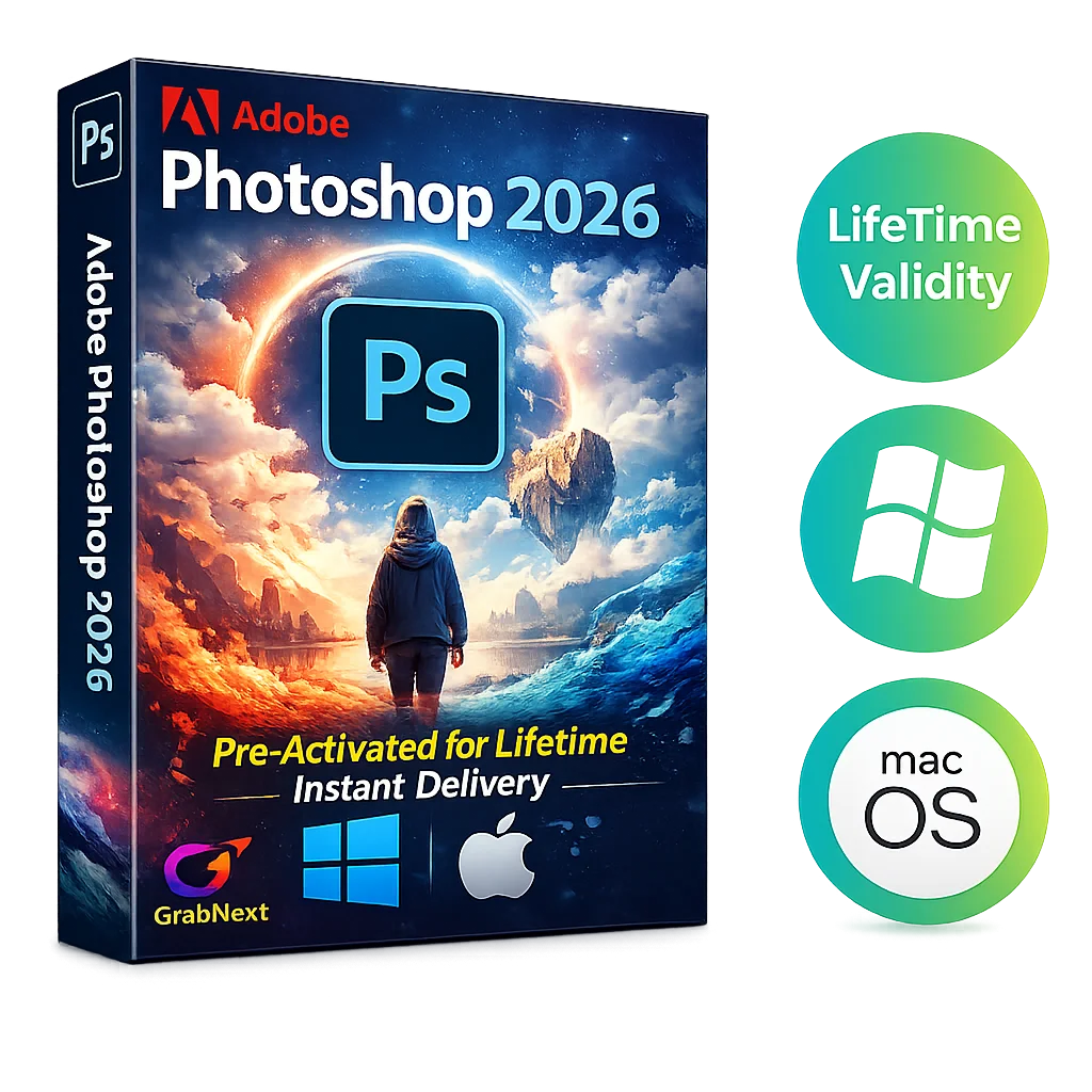 Adobe Photoshop 2026 (Windows + MacOS)